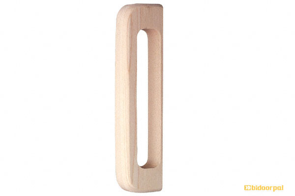 HW-175 裏ビス式トレイン取手 白木(生地)