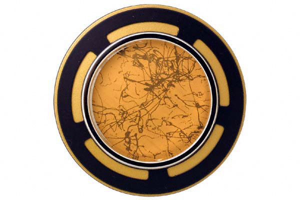 PA-295 金糸車透 黒