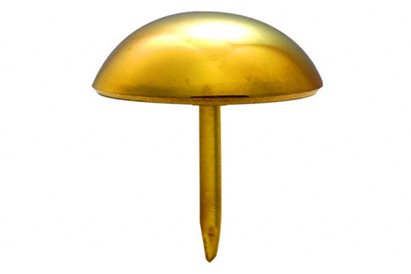 TB-35 実寸太鼓鋲 黄銅生地