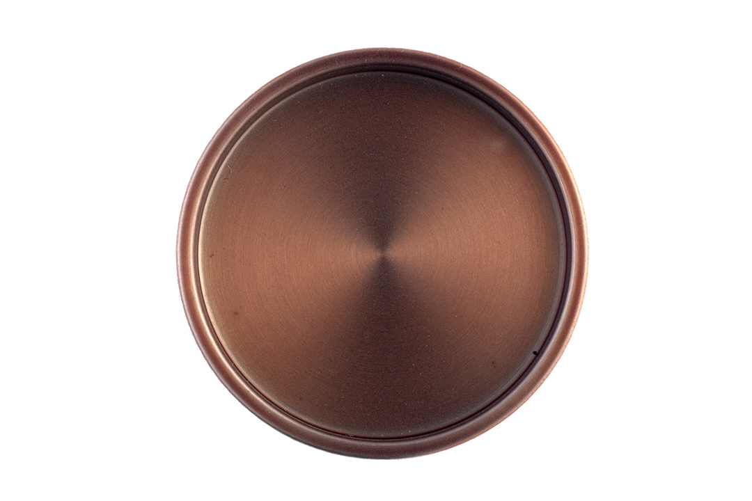 フレルテ 01‐107 浅口襖引手 ステン平円丸 穴無 レリックブラウン