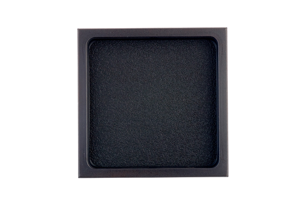 フレルテ 04‐193 深口襖引手 鉄製 しおり正角 穴有 レリックアンバー